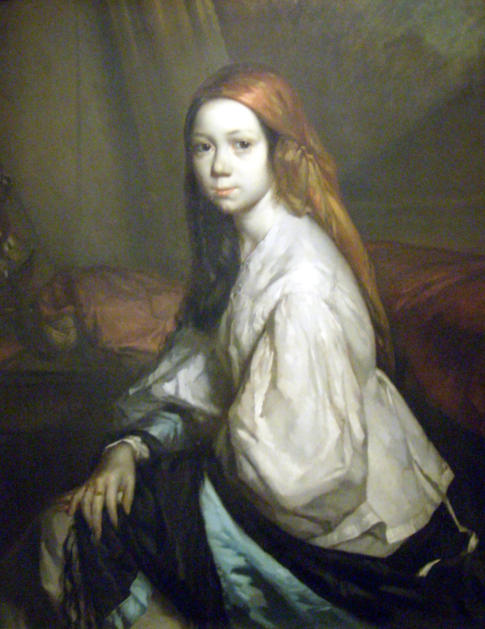 Portrait de Pauline Ono en déshabillé