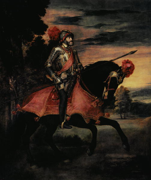 Portrait de Charles Quint à cheval