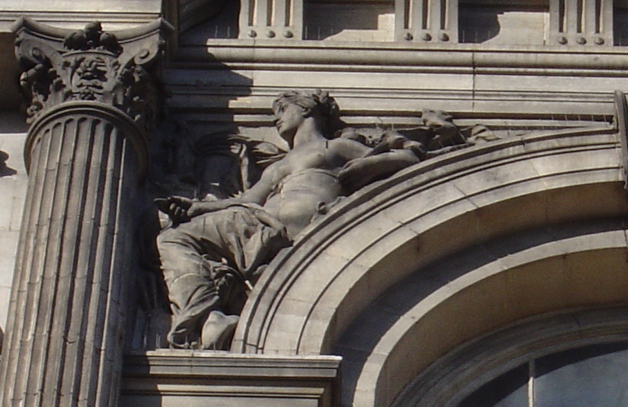 Haut-relief représentant la Peinture