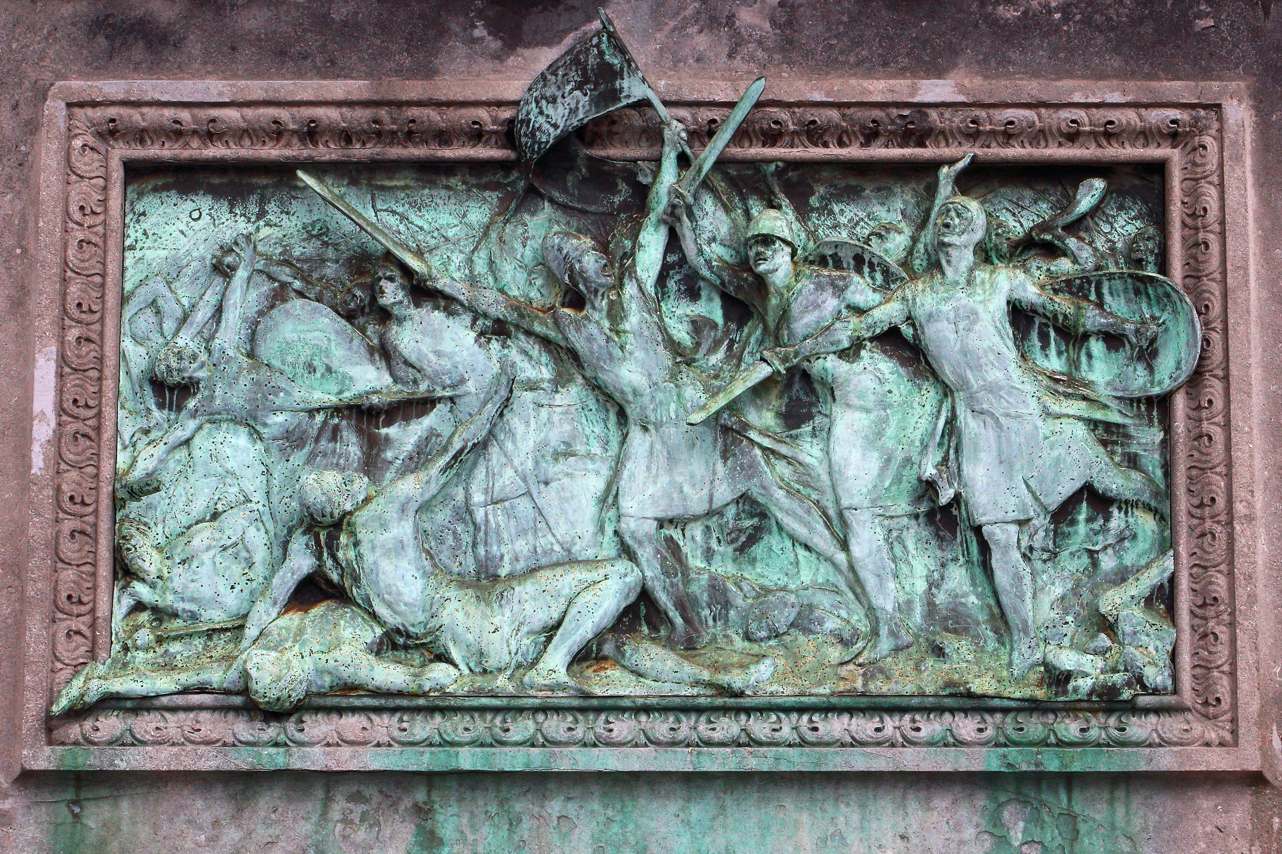 Bas-relief représentant l'assaut de Jérusalem