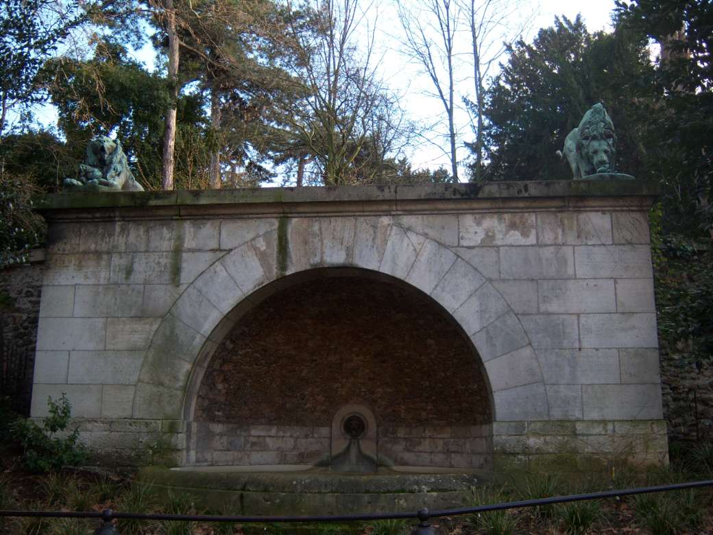 Fontaine aux lions du Jardin des Plantes