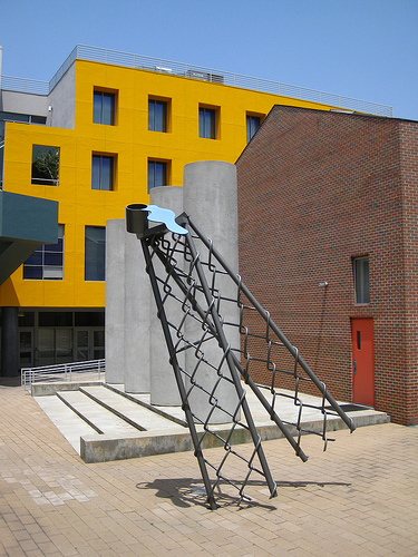 Toppling Ladder with Spilling Paint