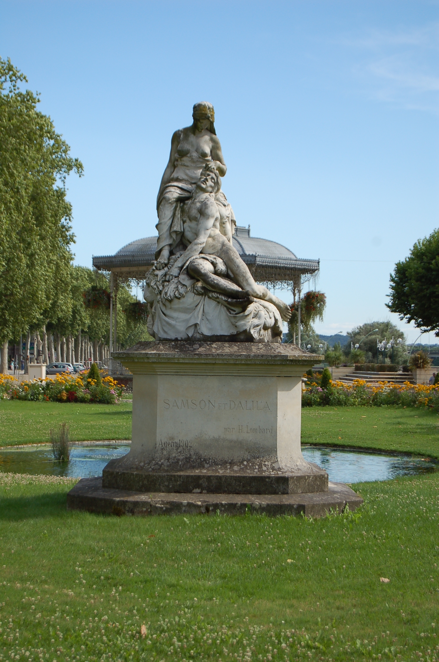 Statue de Samson et Dalila