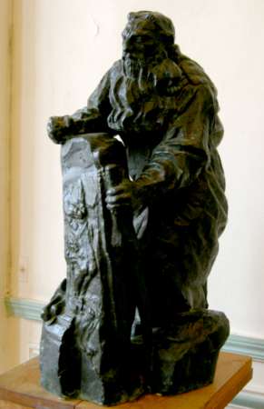 Rodin travaillant à sa Porte de l'enfer