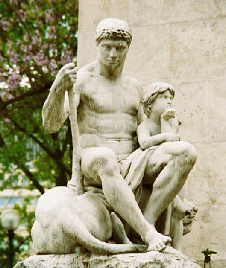 Monument à Barye. Force