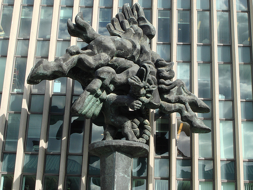Bellerophon Taming Pegasus (Columbia University - Greene Hall)