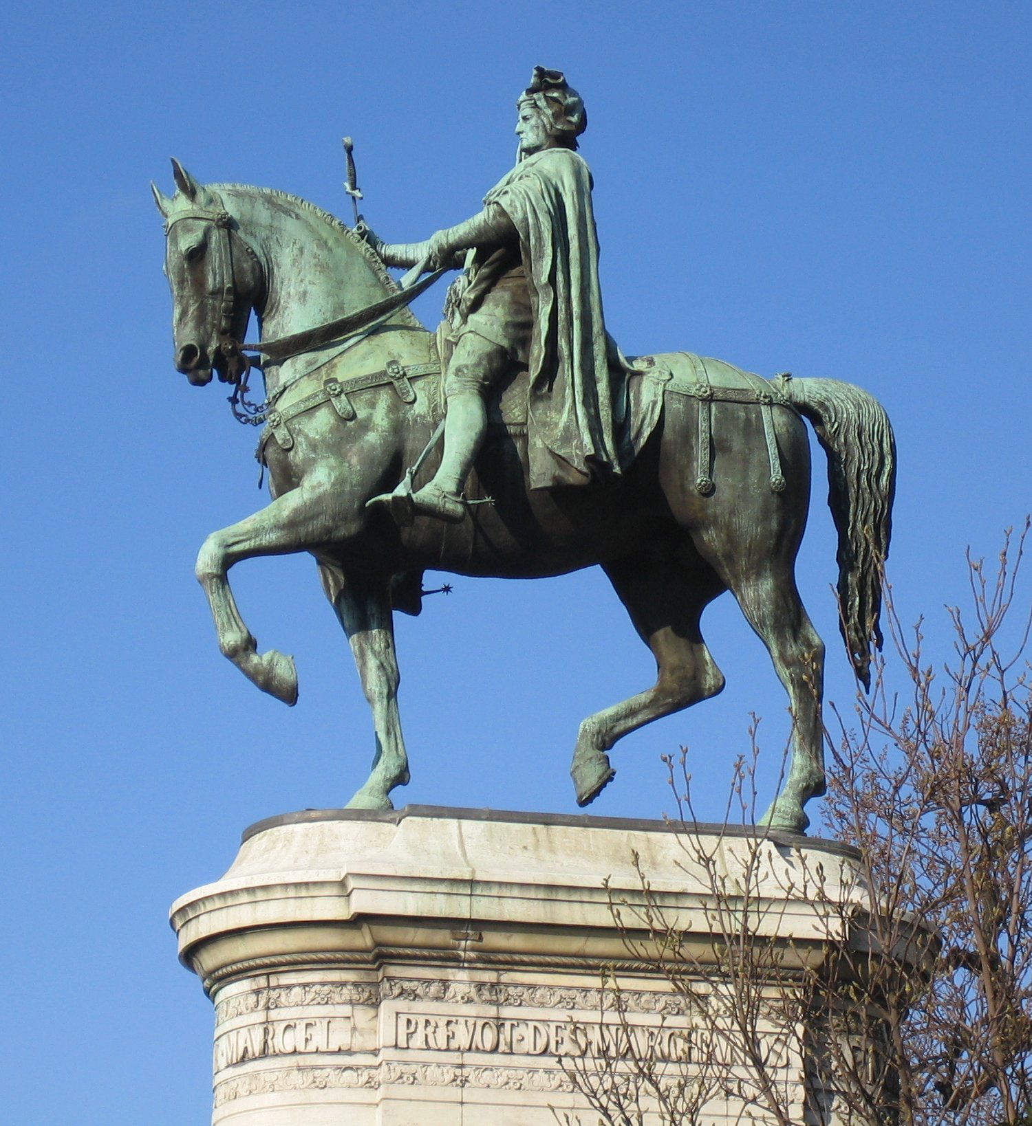 Statue équestre d'Etienne Marcel