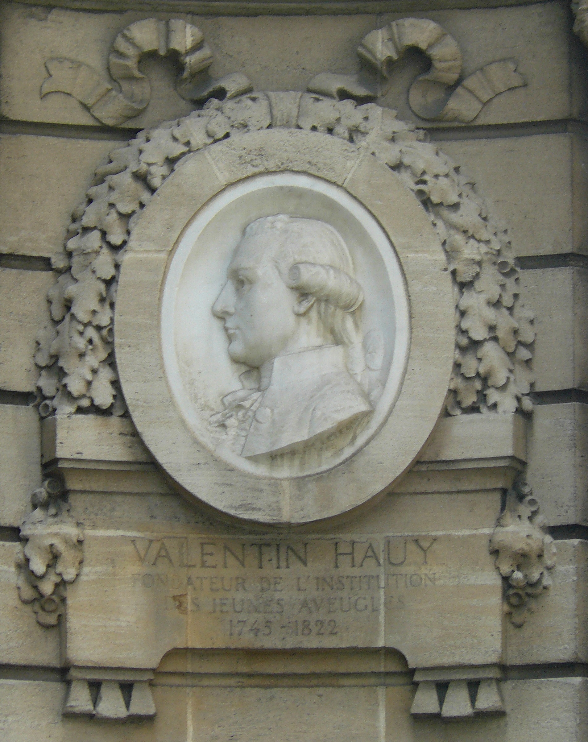 Médaillon de Valentin Haüy