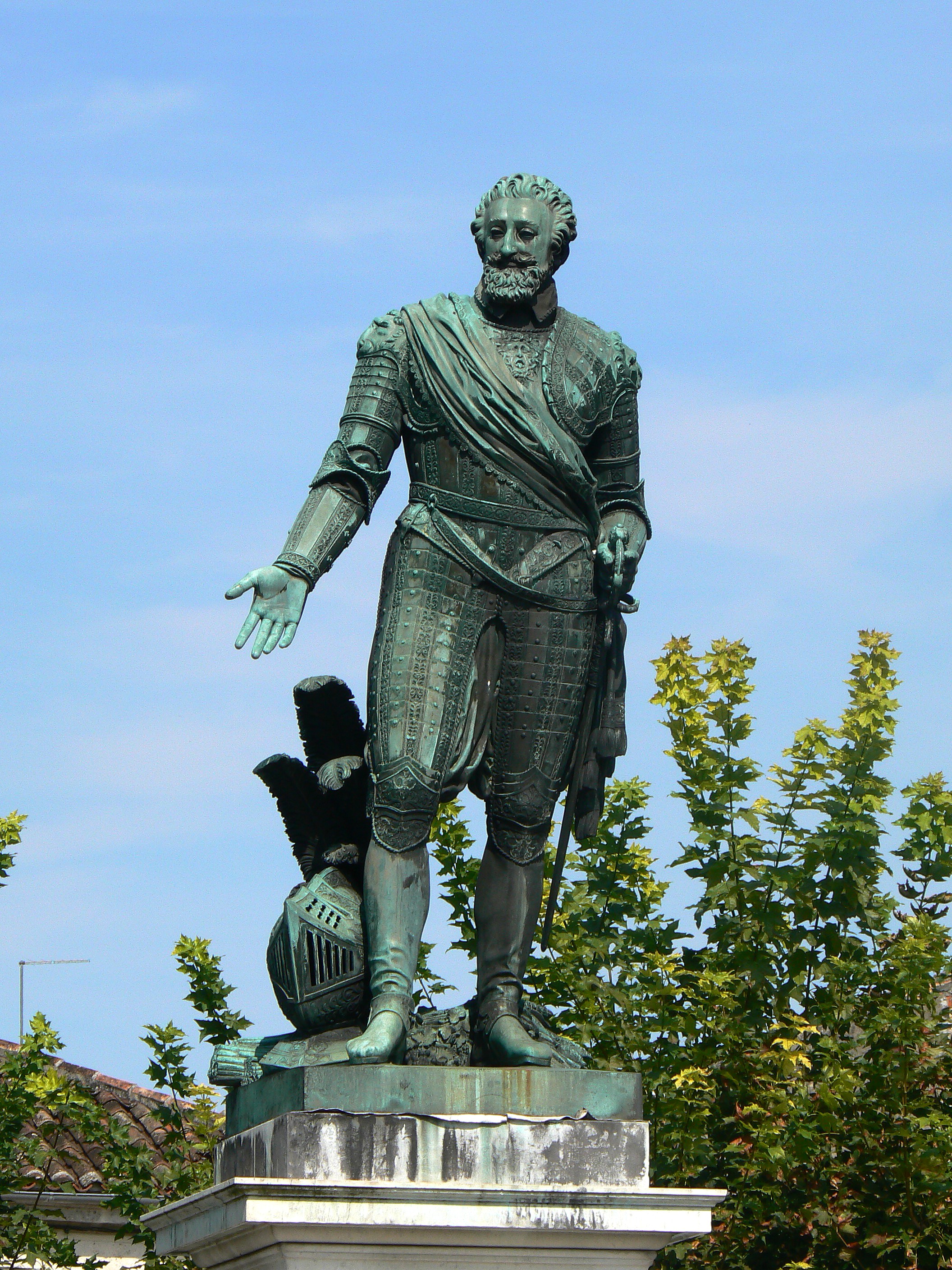 Statue en bronze d'Henri IV