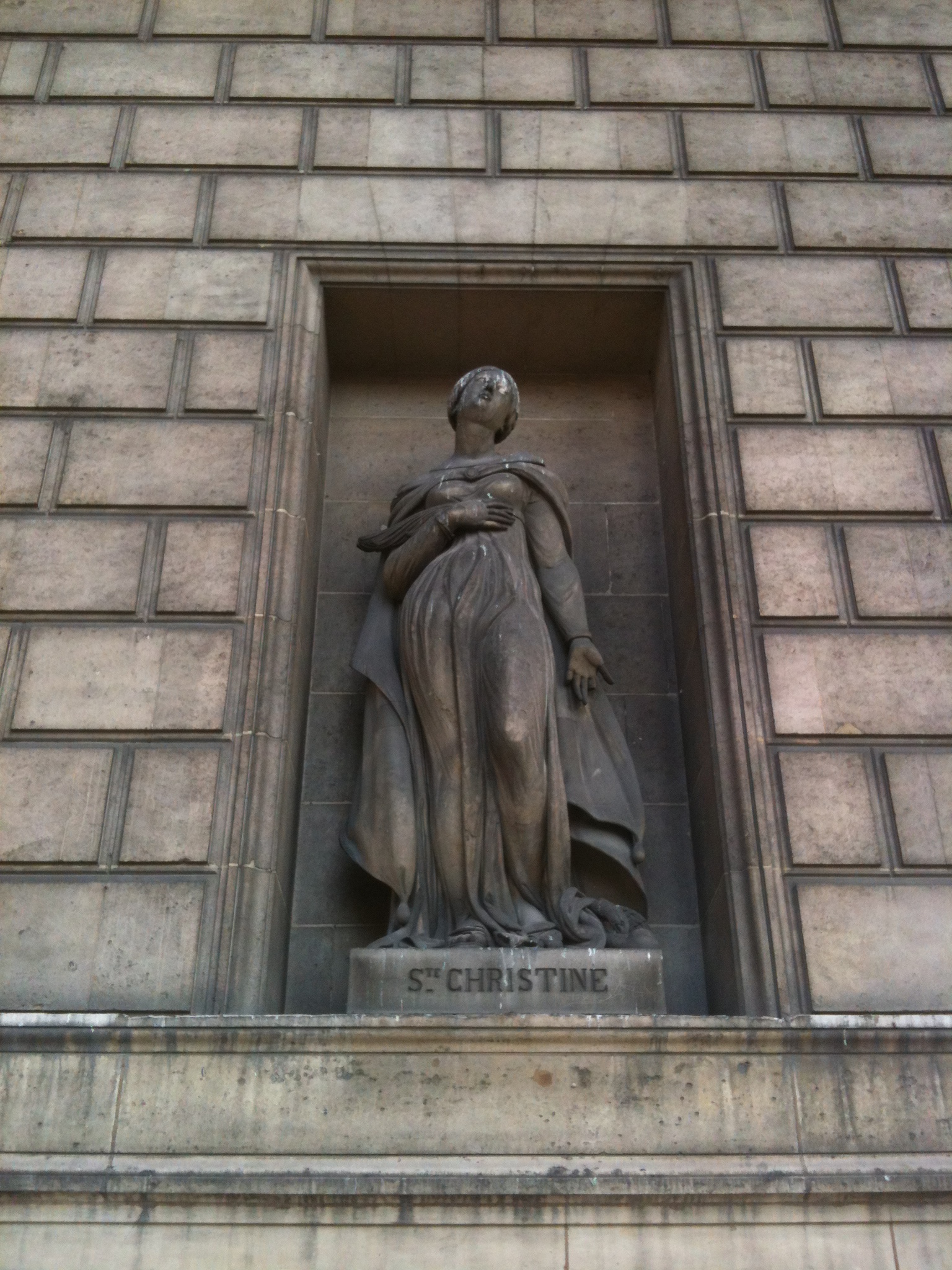 Statue de Sainte Christine