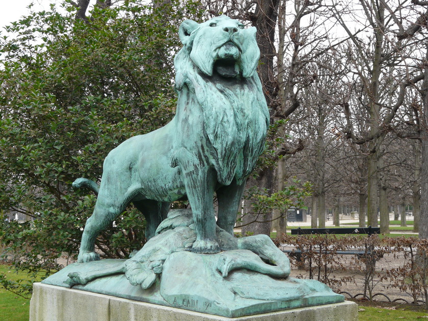 Le Lion de Nubie et sa proie