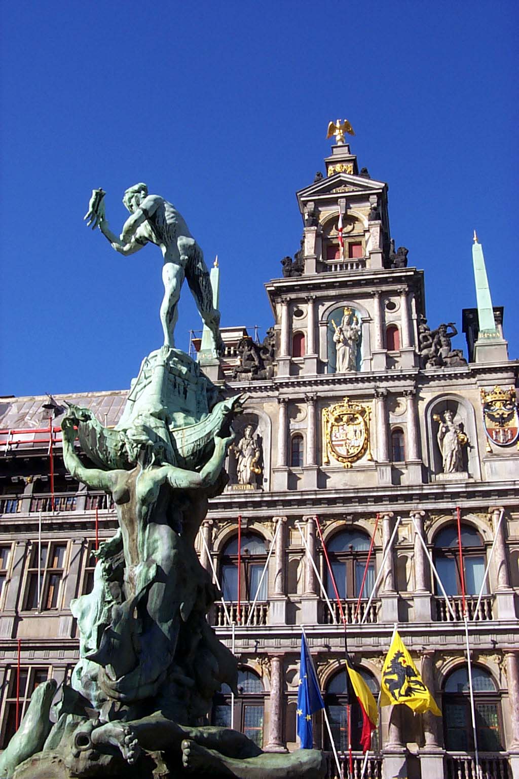 Statue de Silvius Brabo